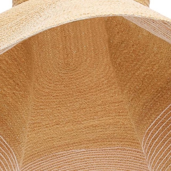 Free People Lola Hats Spinner Oversized Straw Hat Handmade Bold NWT $638 main image 13
